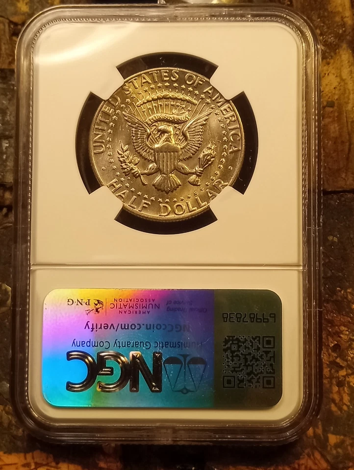 1982-P Kennedy No "FG" NGC MS67 ! - Image 2 of 3