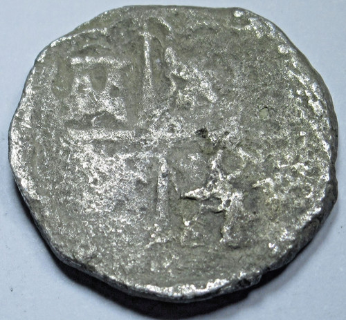 1500's-1600's Spanish 1 Reales Genuine Antique Colonial Pirate Treasure Cob Coin