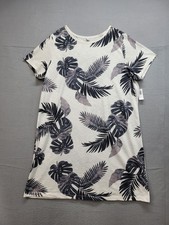 Old Navy Women Dress 2XL Floral Print Lightweight Casual Short Sleeve Cotton