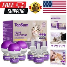 Cat Pheromones Calming Diffuser: Pheromone Diffuser for Cats - Cat Pheromone...