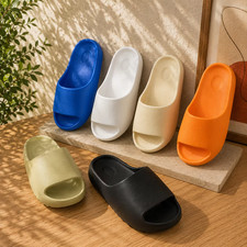 Cloud Slippers Pillow Slides Thick Sole Soft Non-Slip Beach Sandals Women Men