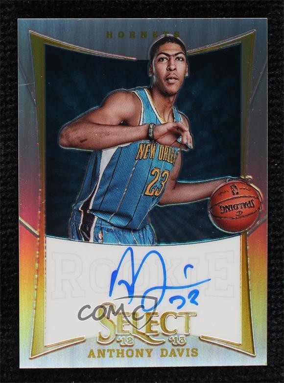 2012-13 Panini Select Silver Prizm 38/99 Anthony Davis #152 Rookie Auto RC r1i