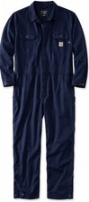 Carhartt FR Coveralls Mens 3XL CAT 2 NFPA 2112 Flame Resistant Navy Workwear