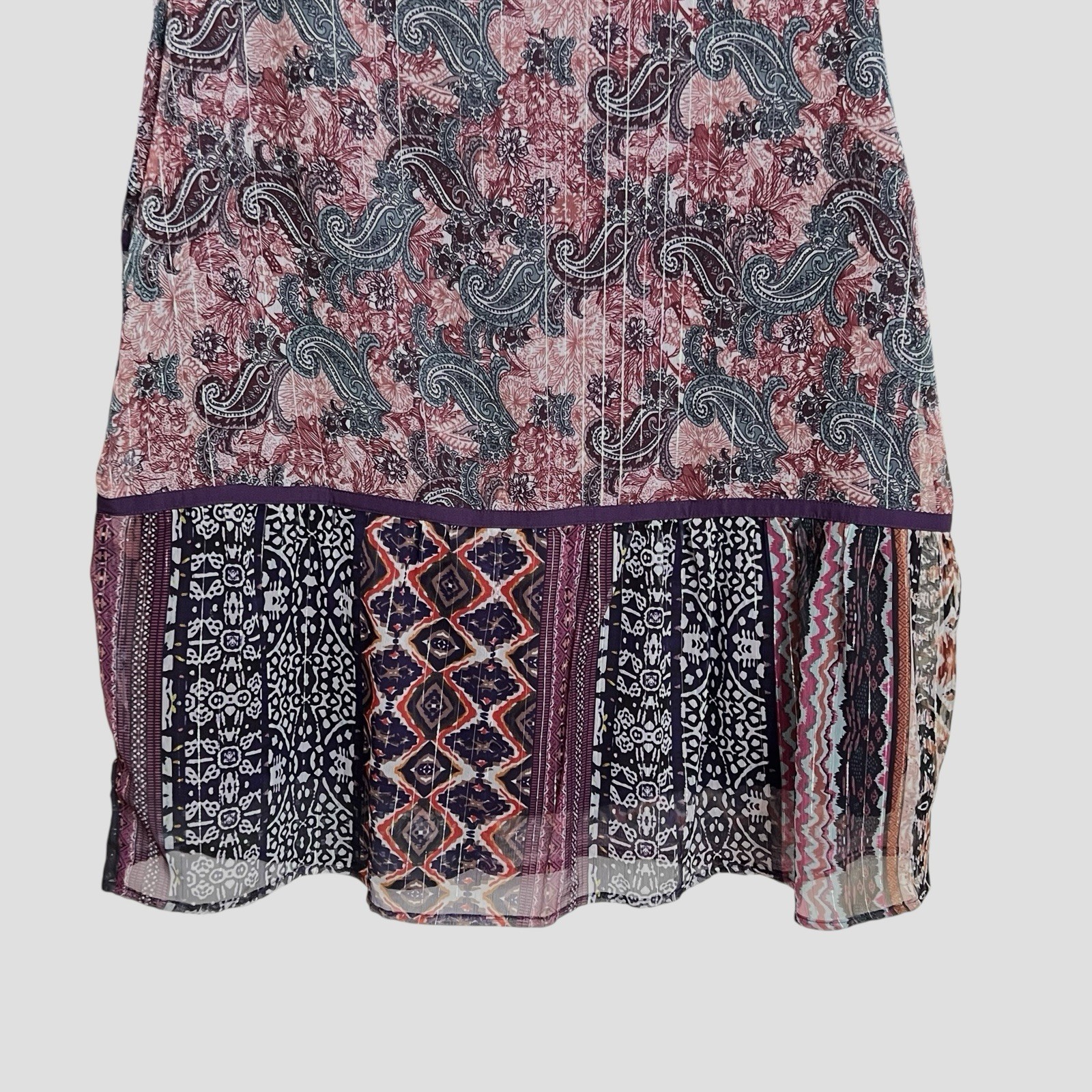 Soft Surroundings All Together Patchwork Boho Tun… - image 5