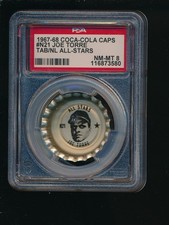 Coca-Cola Caps 1967-68 #N21 Joe Torre Tab/NL All-Stars PSA 8 casi nuevo-como nuevo Braves POP 1