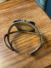 Native American Silver And Turquoise Cuff Bracelet  — photo 4