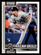 2026 Topps #167 Wikelman Gonzalez Chicago White Sox RC