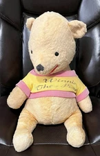 Vintage 1964 Gund Winnie the Pooh Plush Walt Disney Productions, J. Swedlin Inc
