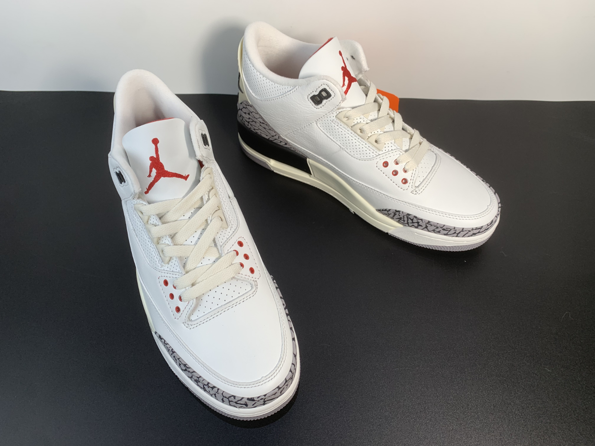 Size 12 - Jordan 3 Retro Mid White Cement Reimagined for sale