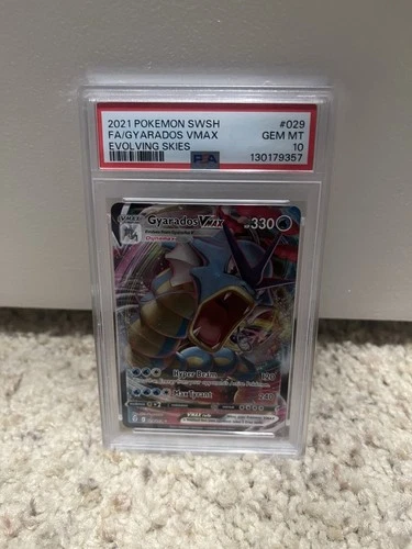 2021 Pokemon SWSH Evolving Skies #029 Gyarados Vmax Gem Mint PSA 10