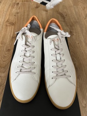Clae BRADLEY VEGAN UNISEX Sneaker Low Off White Tangerine Light 46EU 11UK 30JP