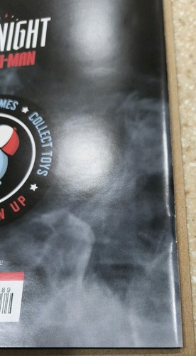 Smudged black cover of Midnight Spider-Man #1 with white title, red eye, and Marvel logo.