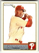 2011 Topps Allen & Ginter #31 Jimmy Rollins Philadelphia Phillies Baseball