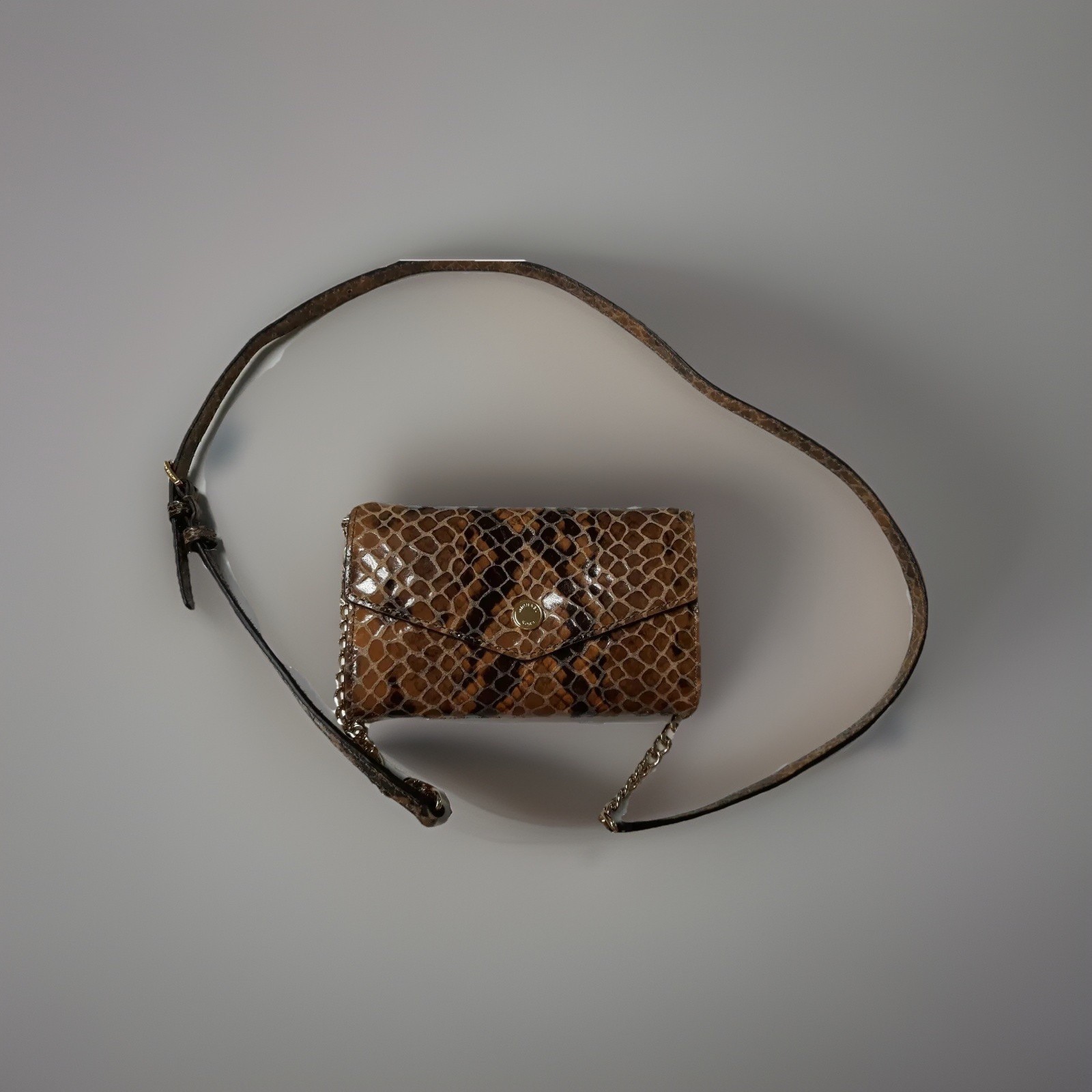 MICHAEL KORS Python Embossed Leather Crossbody Cl… - image 6