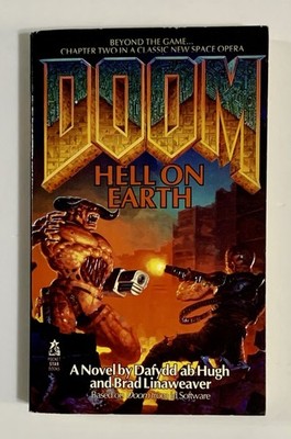 Doom Hell On Earth By Dafydd Ab Hugh & Brad Linaweaver 1st Print PB 1995 Pocket