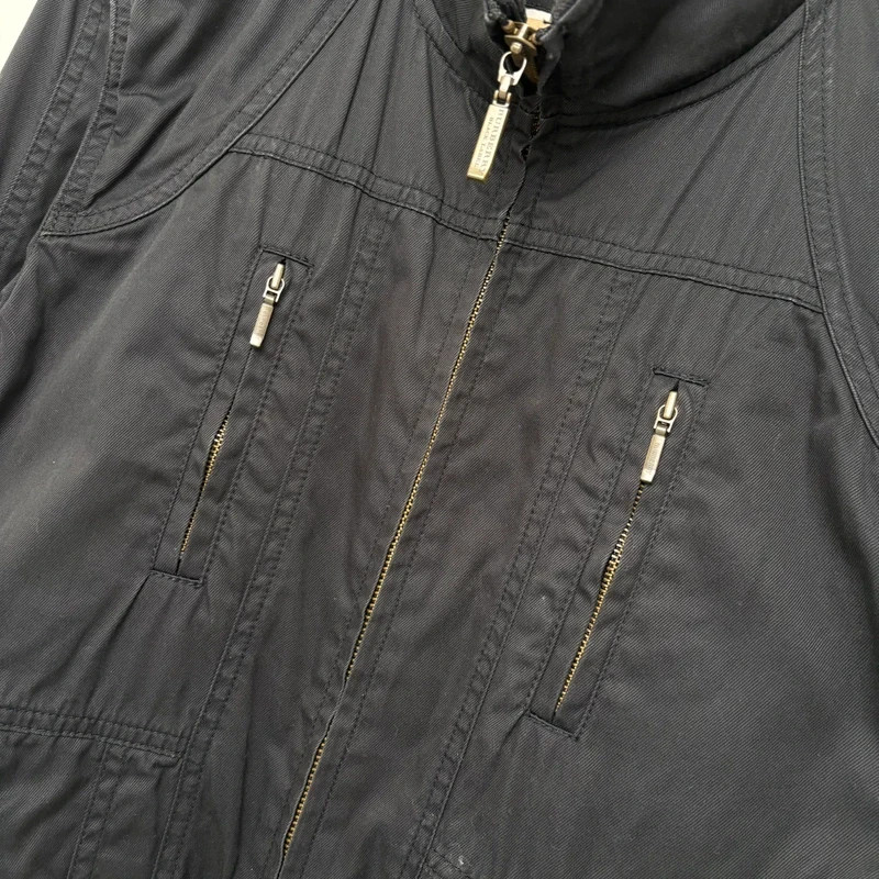 Burberry Vintage Black Bomber Jacket image 3