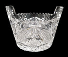 Antique American Brilliant Cut Glass Pinwheel Ice Tub Bucket — photo 1