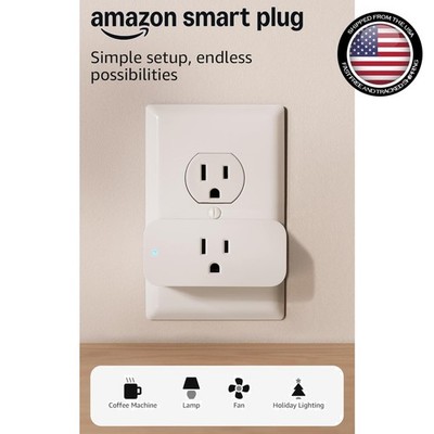 Voice-Controlled Smart Plug Pair - Simple Setup with Alexa Integration