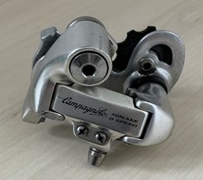 DERAGLIATORE MECH POSTERIORE CAMPAGNOLO MIRAGE 8 MARCE VINTAGE ARGENTO USATO COMPLETO