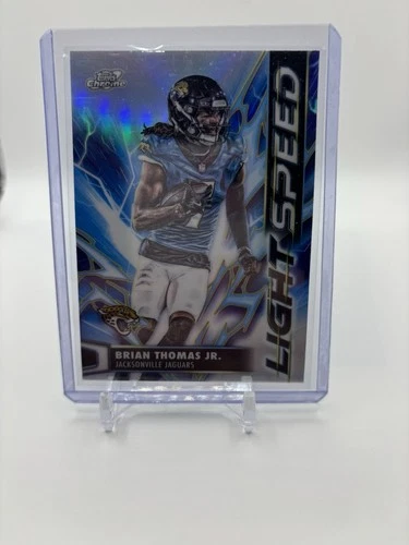 Brian Thomas Jr. 2025 Topps Chrome Cosmic Lightspeed Refractor #LS-26 Jaguars