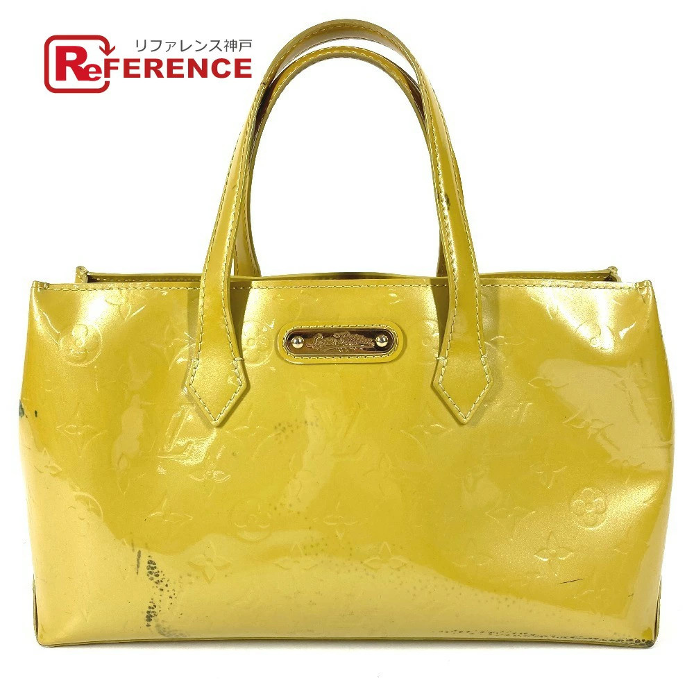 Louis Vuitton M91643 Vernis Wilshire Pm Bag Tote Handbag