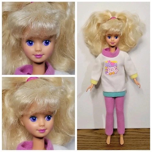 Vintage Barbie Care Bears Skipper Doll 1987 10" In Good Condition
