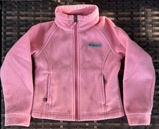 Columbia Kids Girl Fleece Pink Jacket Toddler Zipper and Zippered pockets