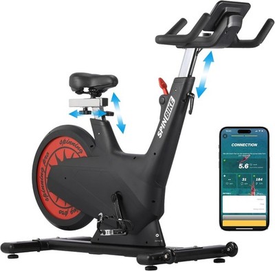 Indoor Exercise Bike Stationary Cycling Bike for Home Gym Cardio Workout