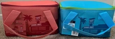 Trader joe's Mini Insulated Bags SET PEACH & BLUE NEW LIMITED  EDITION