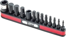 16037 13-Piece SAE Impact Grade Hex Bit Set