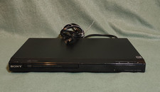 Sony DVP-SR200P CD/DVD Player Tested Works Black No Remote