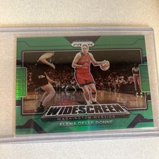 2022 Panini Prizm WNBA Widescreen Green Prizm Elena Delle Donne #15 Mystics
