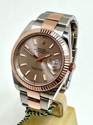 Rolex Datejust 41 Stahl/Roségold Box & Papiere aus 2021