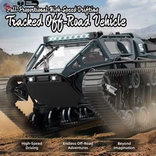 JJRC 2.4G C8812 Off-Road Tracked Tank Remote Control All-Terrain RC Toy Car Chil