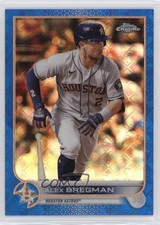 2022 Topps Chrome Logofractor Edition Blue Refractor /150 Alex Bregman #44 0nr3