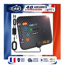 Antenne TV Intérieure 36DBI Amplifiée 200 km TNT HD