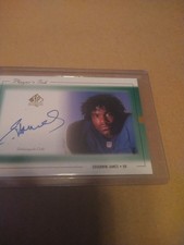 1999 SP Authentic - Player's Ink Edgerrin James #EJ-A (AU, RC)
