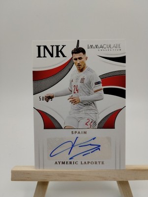 2021 Panini Immaculate INK /99 Aymeric Laporte #IK-AYL Auto