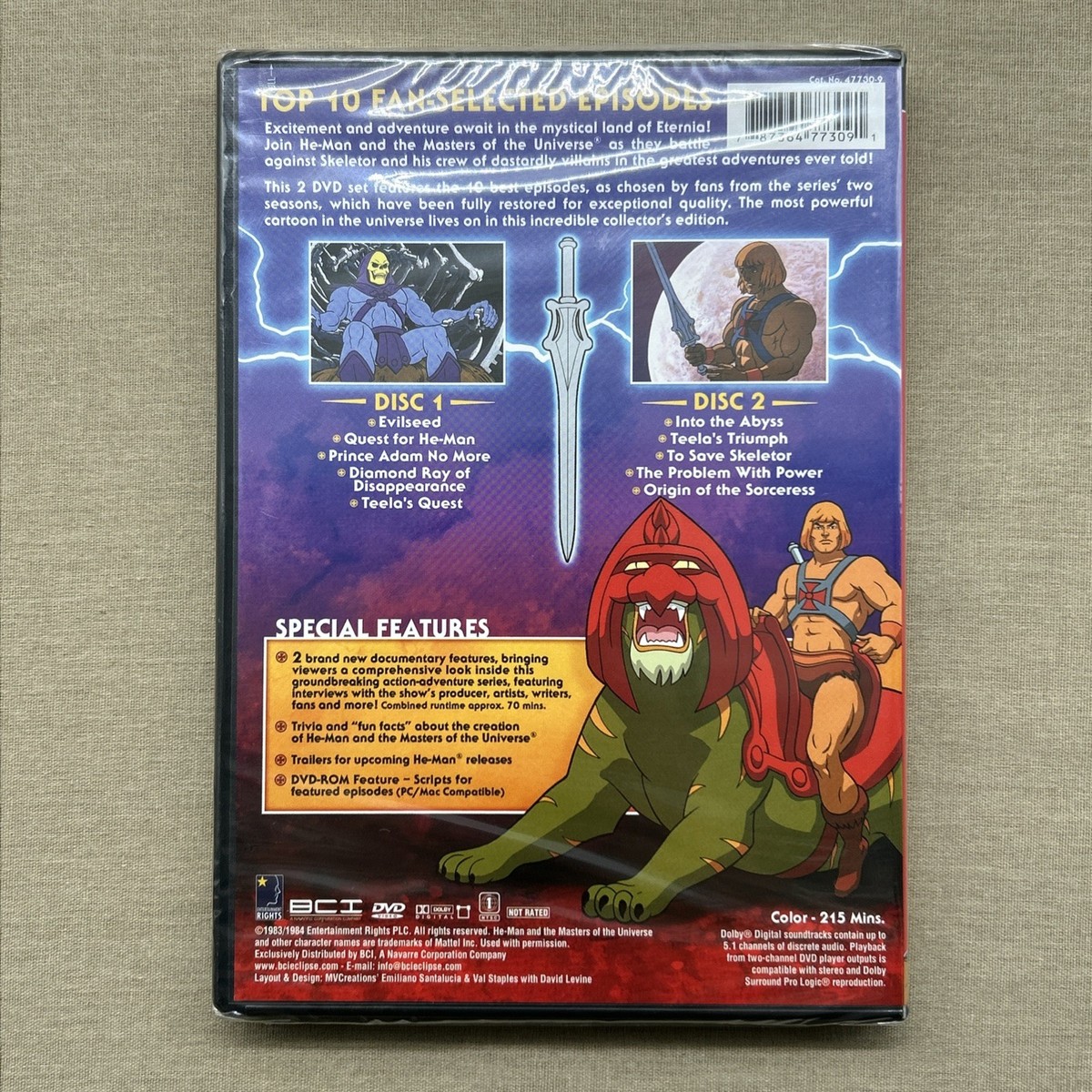Best Of He-Man And The Masters Of The Universe (10-Eps) (DVD NEW 2