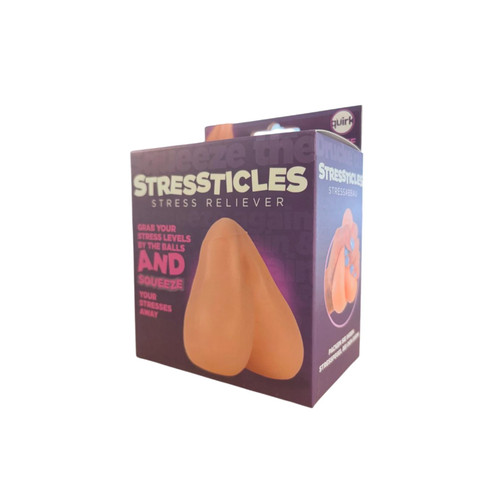 Stressticles Stress balls Ballbag Scrotum Secret Santa Joke Gift Stress Relief - 第 3/4 張圖片