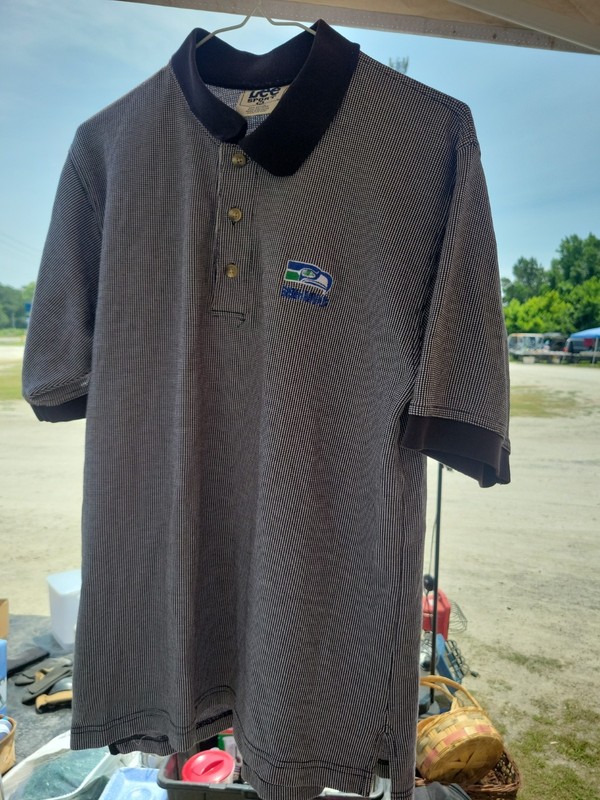 LEE MEDIUM Polo Seahawks Shirt