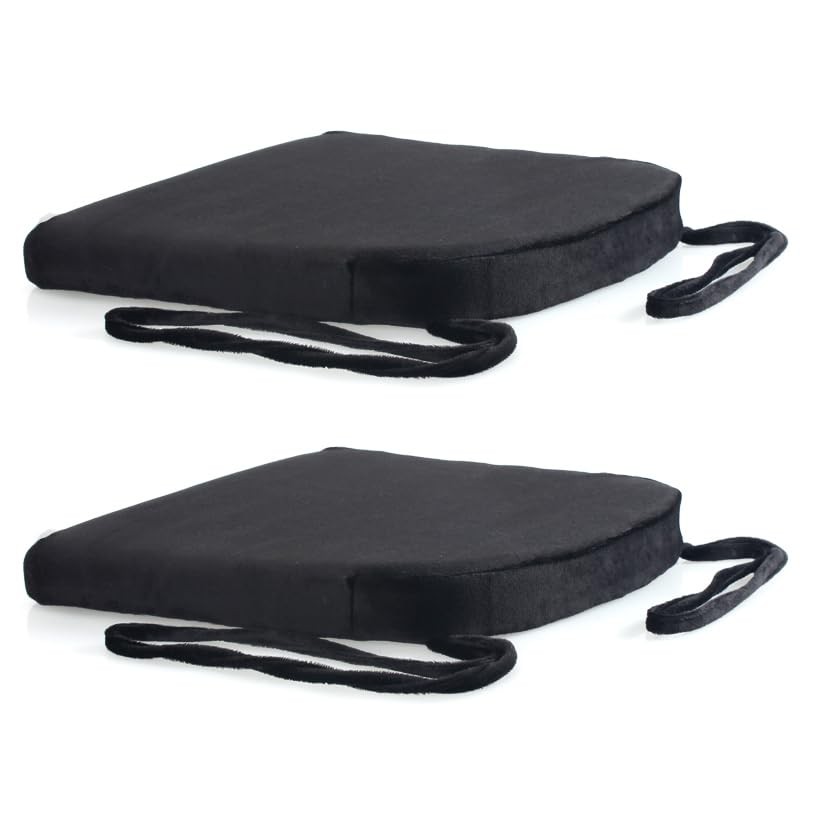 Cushion Memory Foam School Small U Shape Black