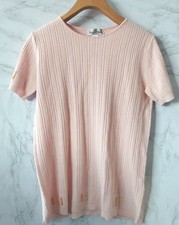 VALENTINO LES TRICOTS ribbed thin short sleeve knit Made in ITALY