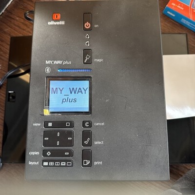 Olivetti My Way Plus Mobiler Fotodrucker;USB/Bluetooth  schwarz