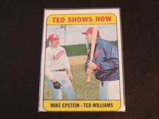 1969 Topps #539 TED WILLIAMS - Ted Shows How card! SENATORS! HOF!