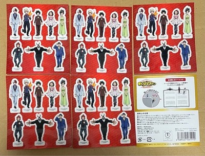 My Hero Academia Clear Sticky Note Deco Sticker Set (A145)   Used, Vinyl, Deco