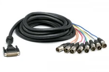 Lynx CBL-AOUT85 Aurora Converters 8-Channel XLR Analog Output Cable