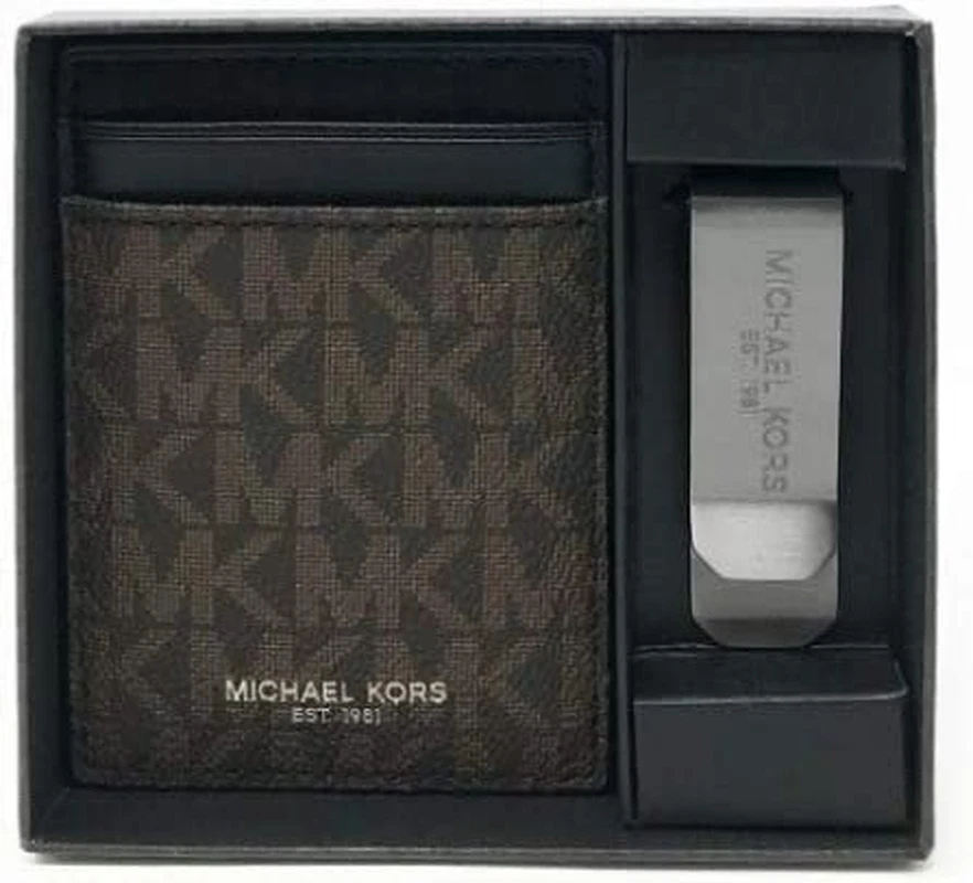 Billetera Cartera Para Hombre Michael Kors Original Cuero Calidad