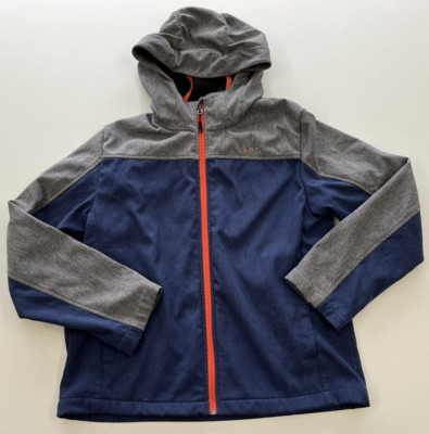 JACKE  Hawke&Co. Größe 152 grau blau Übergangsjacke mit Kapuze USA