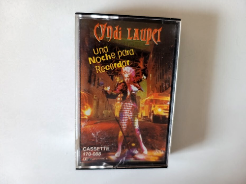 Cyndi Lauper A Night To Remember Cassette Tape Argentina Pressing NM Condition